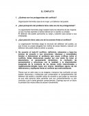 EL CONFLICTO - CUESTIONARIO