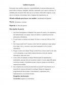 Analisis de Puesto. Puesto: informática y sistemas