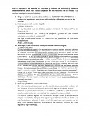 Lee el capítulo 1 del Manual de Técnicas y Hábitos de estudios y observa detenidamente todos los videos colgados en los recursos de la unidad II y realiza las siguientes actividades: