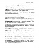 Material y equipo de un taller de industrias alimentarias