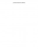 La investigación jurídica. Técnicas de la investigación