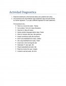 Ingles. Actividad Diagnostica