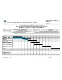 ITESCO-AC-PO-004-05 Formato Seguimiento de Proyecto de Residencias Profesionales. Página 1