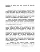 La cultura de México como parte primordial del desarrollo económico
