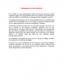 Competencia Comunicativa.