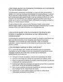 ¿Qué riesgos asumen los empresarios Colombianos con la entrada del TLC con los Estados Unidos?