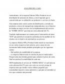Antecedentes de la empresa Dakota Office Products era un distribuidor de artículos de oficina, a nivel regional que se caracterizaba por su calidad de sus productos y servicio al cliente.