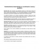 Calentamientos desarrollados en coordinación, fuerza y equilibrio