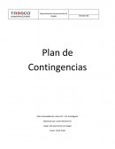 Plan de contingencias.