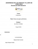 Administracion de mercadotecnia. Bolsas de papel publicitarias