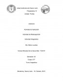 Literatura actividades tercer semestre.