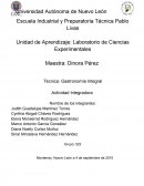 Laboratorio de Ciencias Experimentales Acti. Aplicacion.