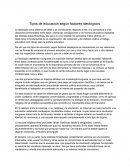 Tipos de educación según factores ideológicos
