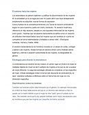 Sexismo hacia las mujeres