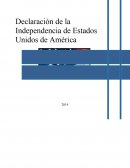 Declaración de la Independencia.