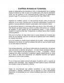 Aconflicto armado en colombia