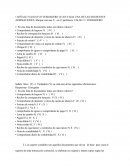 SEÑALE FALSO (F) O VERDADERO (V) EN CADA UNA DE LAS SIGUIENTES AFIRMACIONES. Marque con una X en el paréntesis FALSO O VERDADERO