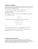 Como se da los Espacios vectoriales