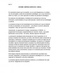 COMO SE DA INFORME EMPRESA SERVICIOS COMCEL. Página 1