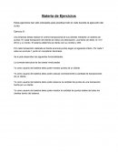 Estos ejercicios han sido colocados para practicar todo lo visto durante la ejecución del curso.