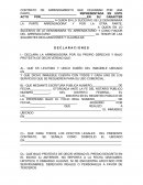 COMO DE CONTRATO DE ARRENDAMIENTO