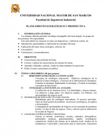 PLANEAMIENTO ESTRATÉGICO Y PROSPECTIVA. Página 1