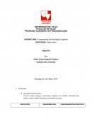Taller #3 PSICOLOGÍA COGNITIVA