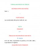 FORMULARIO BÁSICO DE CÓNICAS DISTANCIA ENTRE DOS PUNTOS