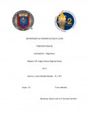 Tic 2 Actividad No.1 “Algoritmos”