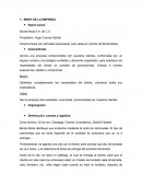 Proyecto: Actividad empresarial