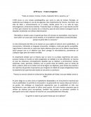 Ensayo: “Todo se compra: el amor, el arte, el planeta Tierra, vosotros, yo.”