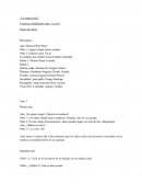 La muñeca fea (guion de teatro)