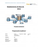 Modelamiento de Base de datos