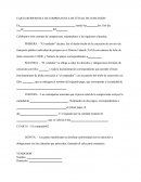 CARTA RESPONSIVA DE COMPRAVENTA DE TÍTULO DE CONCESIÓN