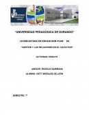 Gestion y las relaciones en el colectivo