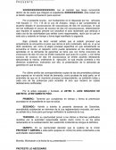 CONTESTACION DE PREVENCION EN JUICIO DE AMPARO INDIRECTO