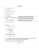 Ecucaciones