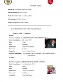 Informe social. Estudio Familiar