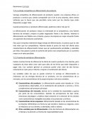 La ventaja competitiva en diferenciación de producto.