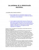 Los problemas de la Administración electrónica