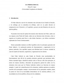 El poder judicial como poder del estado. Página 1