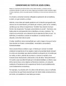 COMENTARIO DE TEXTO DE JESÚS CONILL