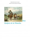 Don Quijote de La Mancha.