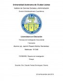 Técnicas de Investigación Documental I Semestre