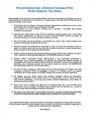 Recomendaciones y Buenos Consejos Para Evitar Exponer Tus Datos.