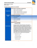 Actividad número: Nombre de la actividad