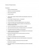 Entrevista a Psicólogo Educativo.