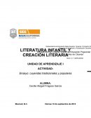 Ensayo: Leyendas tradicionales y populares