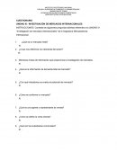 CUESTIONARIO UNIDAD III.- INVESTIGACIÓN DE MERCADOS INTERNACIONALES