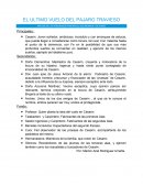 El ultimo vuelo del pajaro